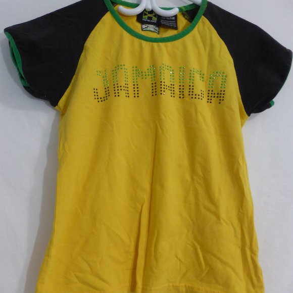 JAMAICA, medium, tee with JAMAICA studded print